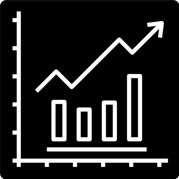冉冉升起的潜在黑色图标概念图片下载