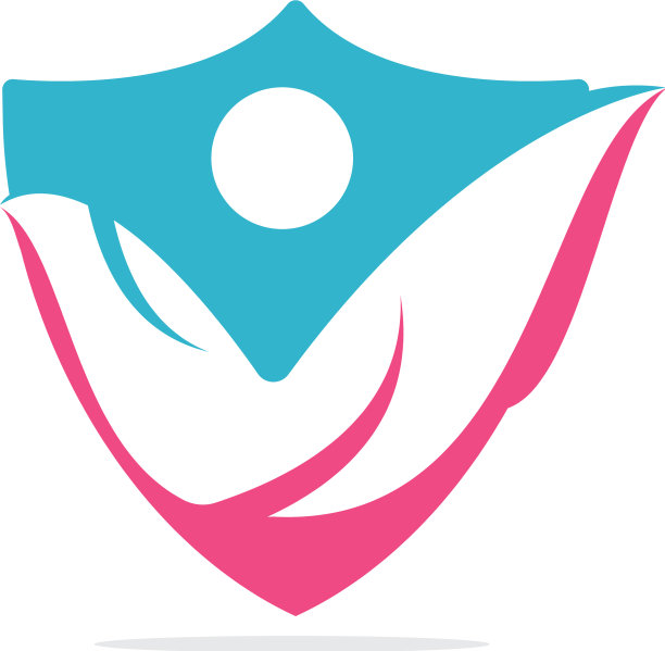 健康人体标志设计图片下载