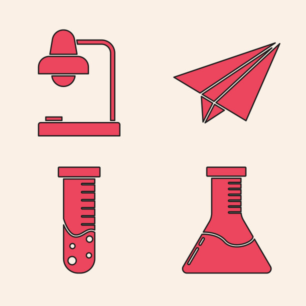 设置试管和烧瓶化学实验台图片下载