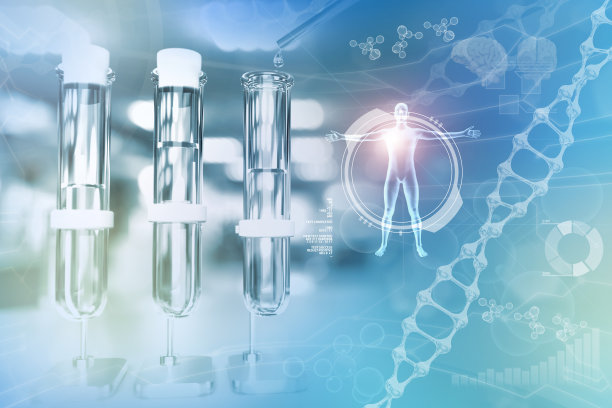 现代化学院校办公室实验室试管——饮用水水质细菌检测设计背景、医学三维插图图片下载