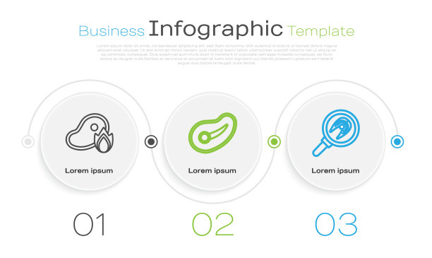 排好烤牛排肉和火火牛排图片下载