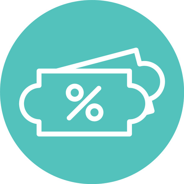 独立的购物标签线和方块风格的图标图片下载