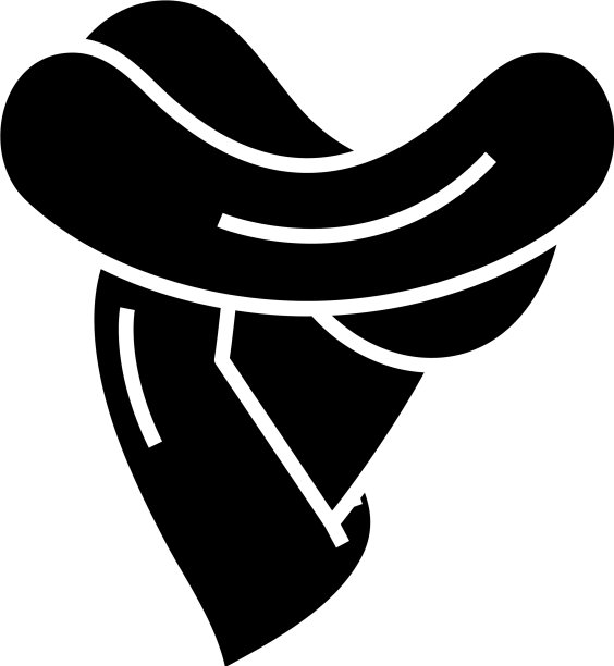 围巾黑色图标概念图片下载