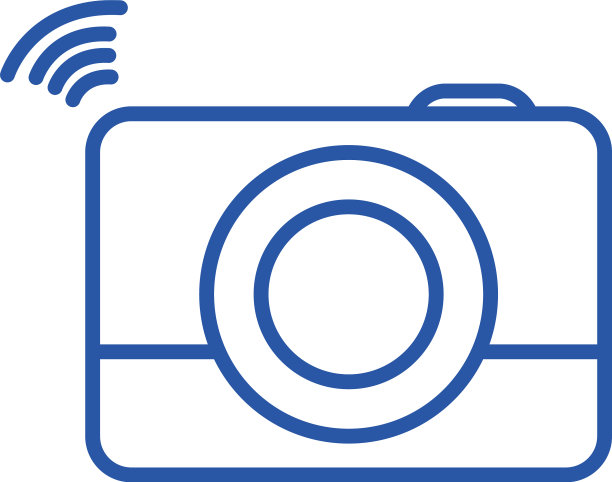 孤立的相机线条风格图标设计图片下载