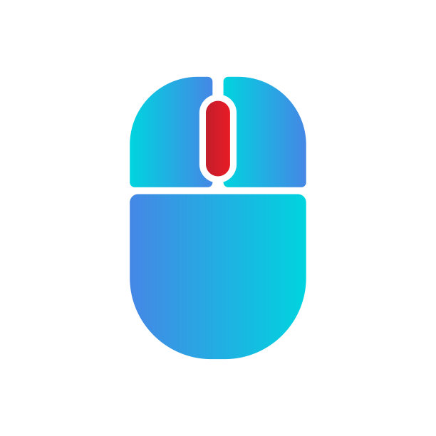 鼠标滚轮按钮点击。活动按钮滚动演示隔离图片下载