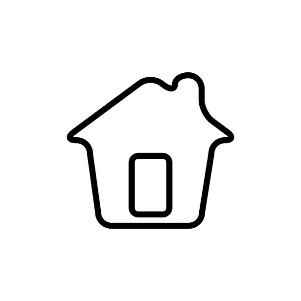 房屋图标模板矢量图图片下载