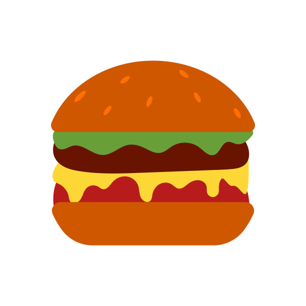 汉堡向量设计模板插图图片下载