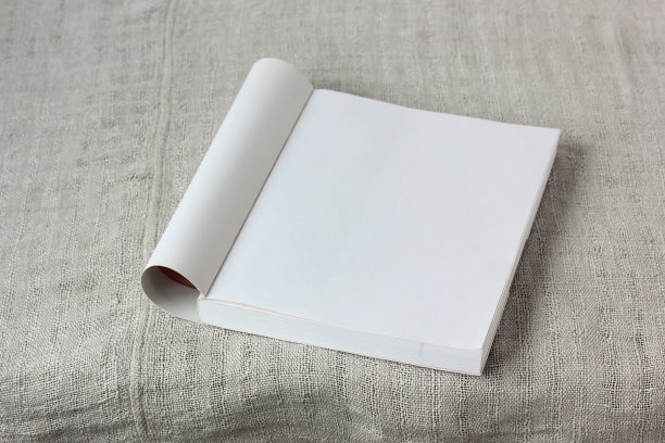 一本打开的空页书，俯视图。模型,场景的创造者。图片下载