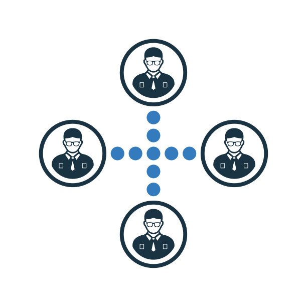 团队合作图标设计／矢量设计图片下载