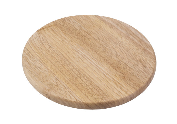 孤立的圆形砧板图片下载