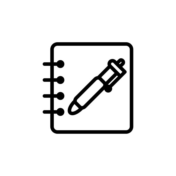 插图矢量图形的钢笔图标模板图片下载