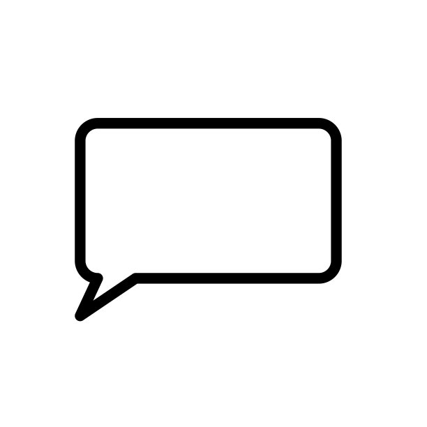 插图气泡语音图标矢量图形图片下载