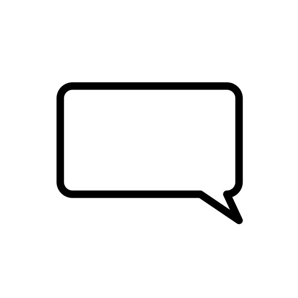 插图气泡语音图标矢量图形图片下载