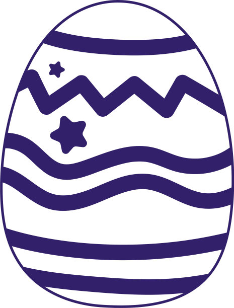 复活节装饰蛋装饰季节图标快乐图片下载