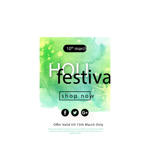 快乐胡里节海报设计图片下载