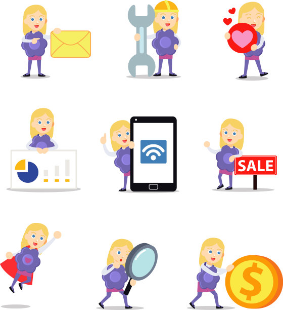 设定角色女人给了一些紫色的糖果图片下载