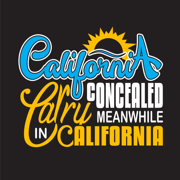 加州名言和标语很适合印在t恤上图片下载