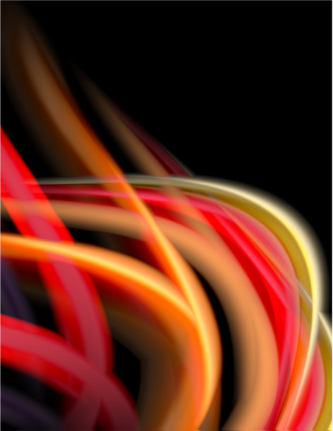 丝绸光滑的线条上的黑色液体液体的颜色图片下载