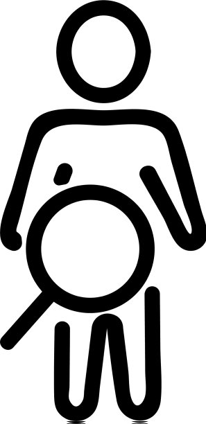 有益的益生菌图标孤立轮廓图片下载