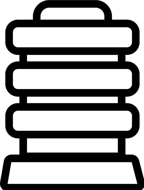液压千斤顶图标隔离轮廓图片下载