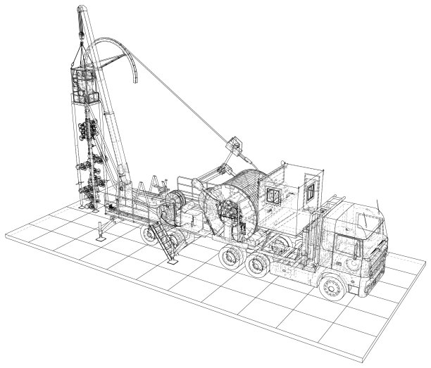 盘管辊道车eps10格式图片下载