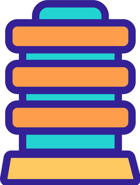 液压千斤顶图标隔离轮廓图片下载