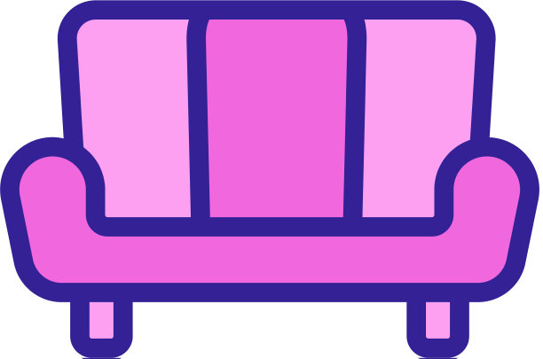 家沙发图标孤立轮廓符号图片下载