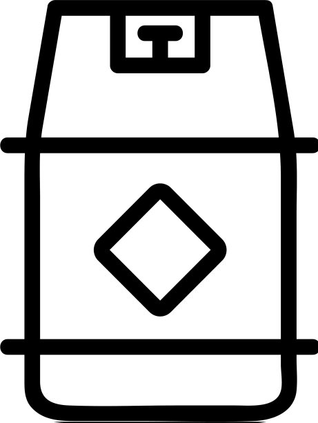 气体束图标孤立轮廓符号图片下载