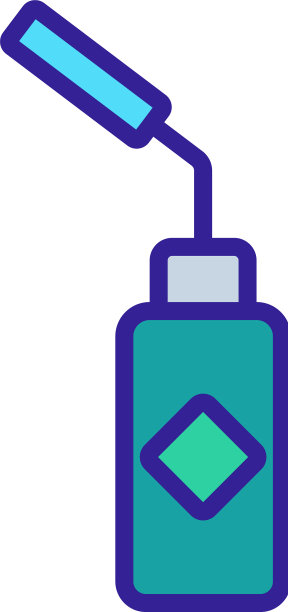 气体束图标孤立轮廓符号图片下载