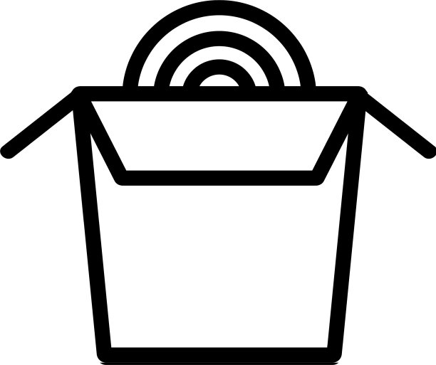 从小麦图标面食孤立轮廓图片下载