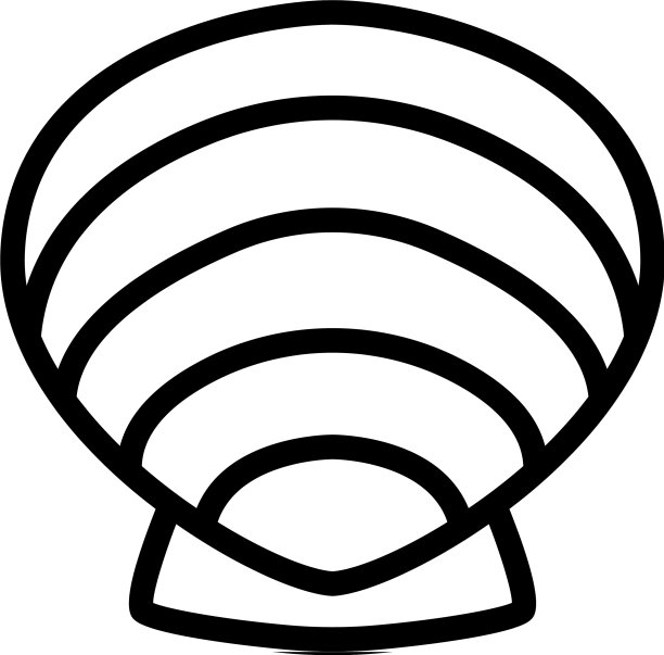 外壳图标孤立的轮廓符号图片下载