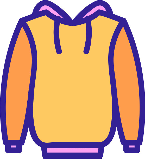 暖帽衫图标孤立轮廓符号图片下载