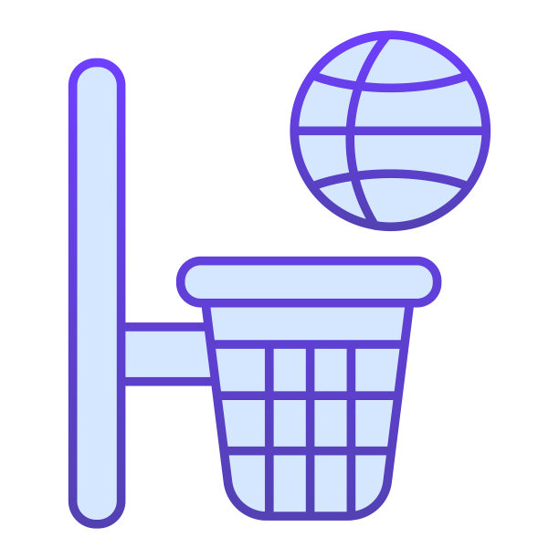 篮球篮筐和扁球图标篮图片下载