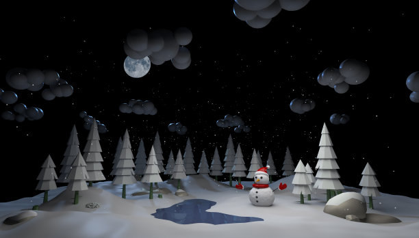 圣诞和新年背景动画图片下载