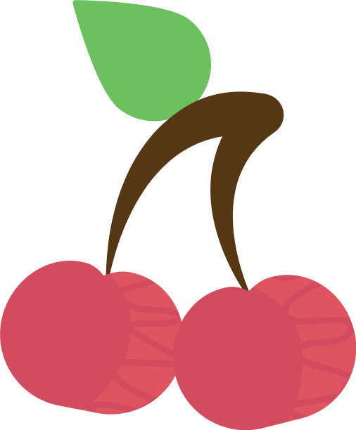 新鲜美味的樱桃在白色的背景图片下载