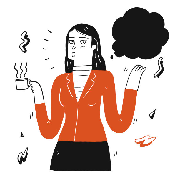 端着咖啡聊天的漂亮女人图片下载