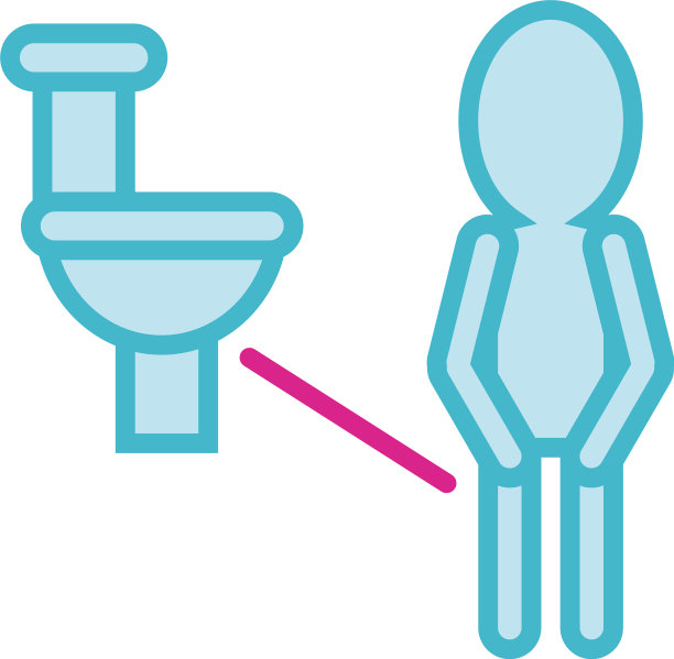 人类在厕所外排尿，排满图片下载