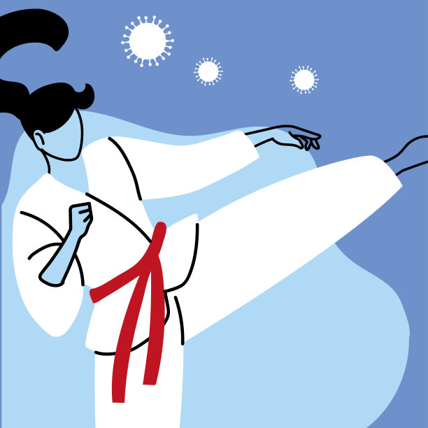 妇女在家训练应对大流行图片下载