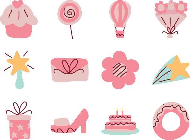 设置女孩的图标颜色为粉红色图片下载