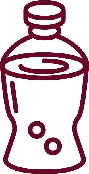 塑料苏打瓶线条样式图标图片下载