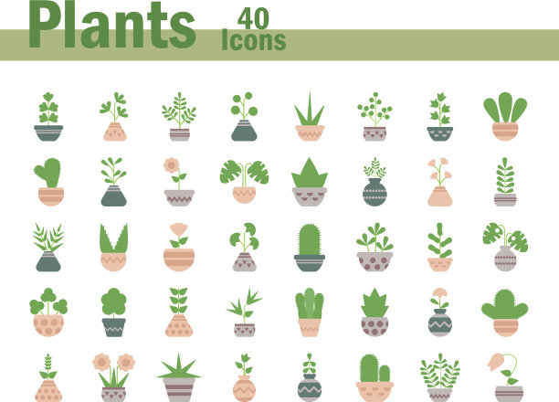 设置图标盆栽室内植物图片下载