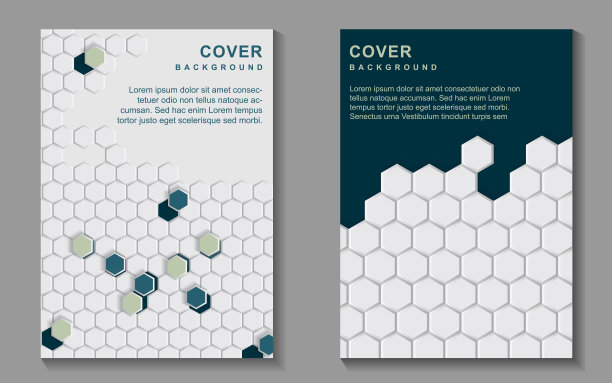 现代a4宣传册封面设计背景模板企业业务。矢量布局的文本或照片。图片下载