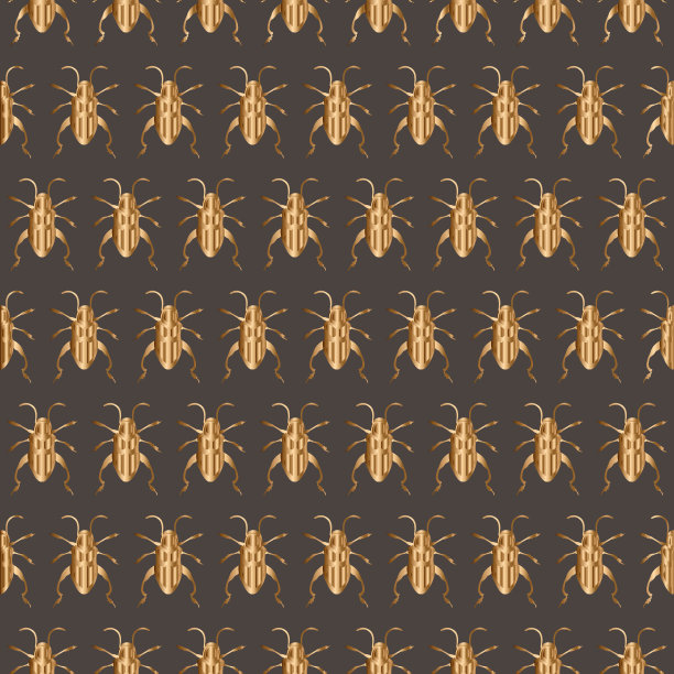 昆虫无缝模式图片下载