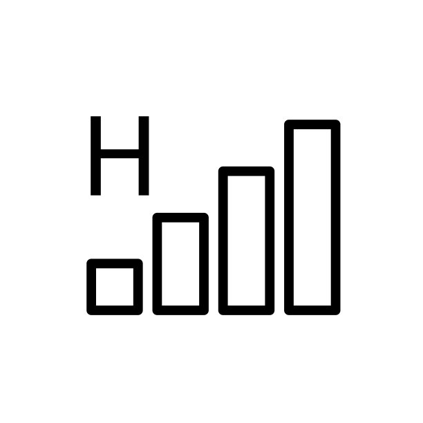信号条图标模板矢量图图片下载