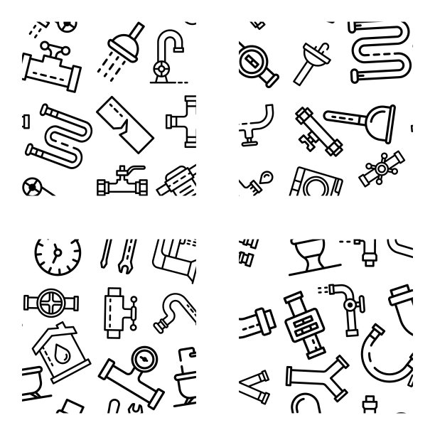 管道模式设置，轮廓风格图片下载