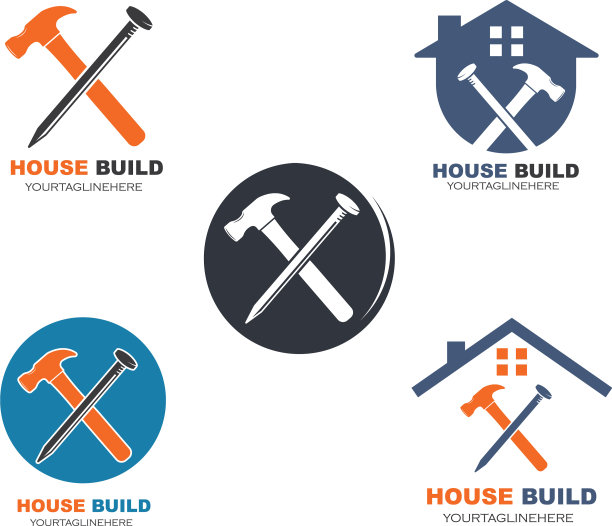 房屋建造和装修标志图标图片下载