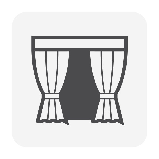 窗帘盲目的图标图片下载