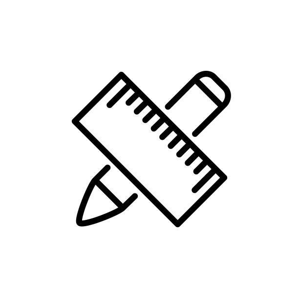 插图矢量图形的标尺图标模板图片下载