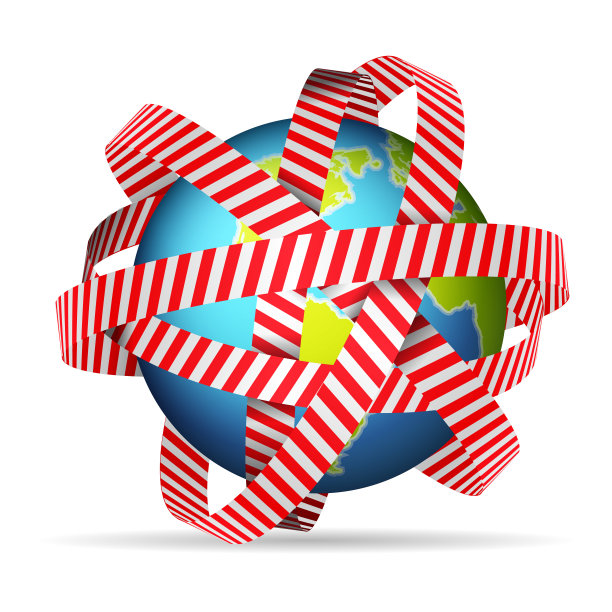 全球警告带图片下载