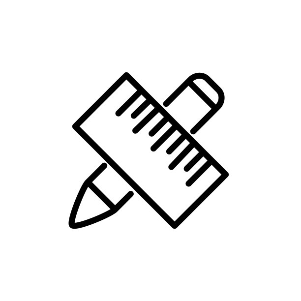 插图矢量图形的标尺图标模板图片下载